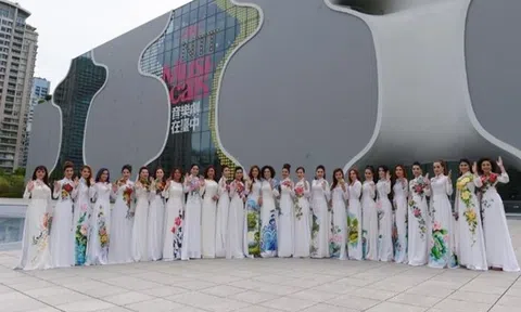 Dàn người đẹp Việt khoe sắc trong tà áo dài truyền thống tại Đài Loan